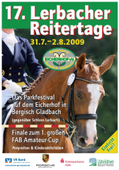 17. Lerbacher Reitertage - Plakat Eicherhof 2009